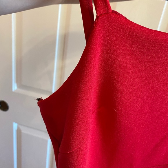 Red Tight Jumpsuit - Picture 5 of 5